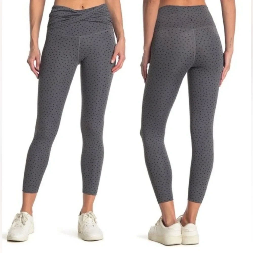 Nike yoga dri-fit polka dot leggings